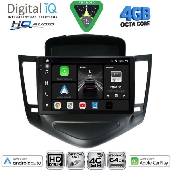 DIGITAL IQ BXK 19076_CPAA (9inc) MULTIMEDIA TABLET for CHEVROLET CRUZE mod. 2008-2012 - Image 1