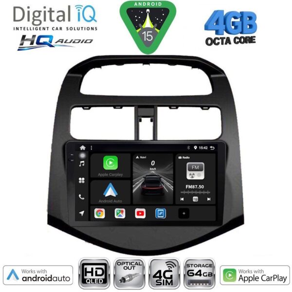 DIGITAL IQ BXK 19078_CPAA (9inc) MULTIMEDIA TABLET for CHEVROLET SPARK mod. 2009-2015 - Image 1