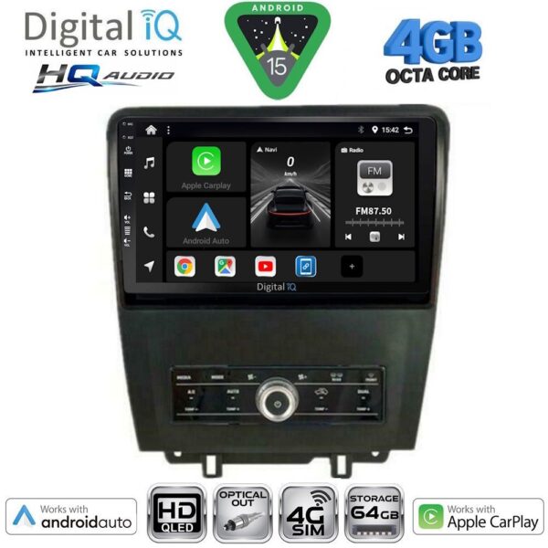DIGITAL IQ BXK 19165_CPAA (9inc) MULTIMEDIA TABLET for FORD MUSTANG mod. 2010-2015 - Image 1