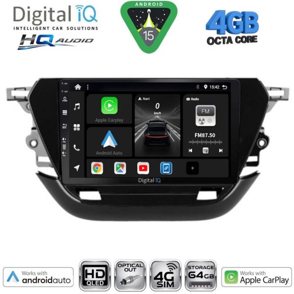 DIGITAL IQ BXK 19487_CPAA (9inc) MULTIMEDIA TABLET for OPEL CORSA F mod. 2019-2024 - Image 1