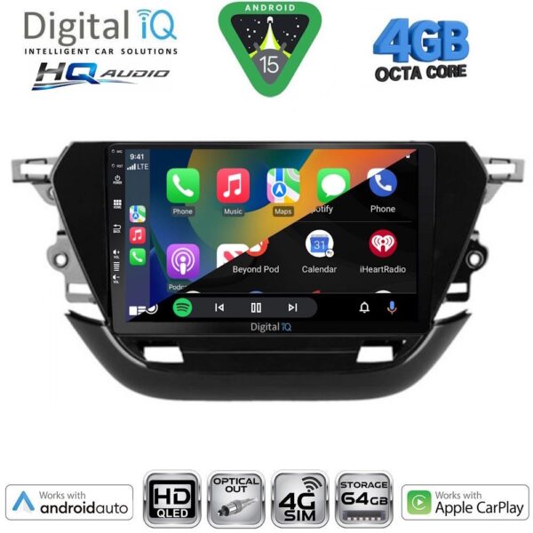 DIGITAL IQ BXK 19487_CPAA (9inc) MULTIMEDIA TABLET for OPEL CORSA F mod. 2019-2024 - Image 2