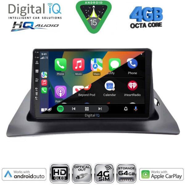 DIGITAL IQ BXK 19550_CPAA (9inc) MULTIMEDIA TABLET for RENAULT KANGOO mod. 2010-2021 - Image 2