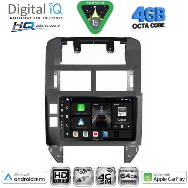 DIGITAL IQ BXK 19755_CPAA (9inc) MULTIMEDIA TABLET for VW POLO mod. 2002-2009 - Image 1