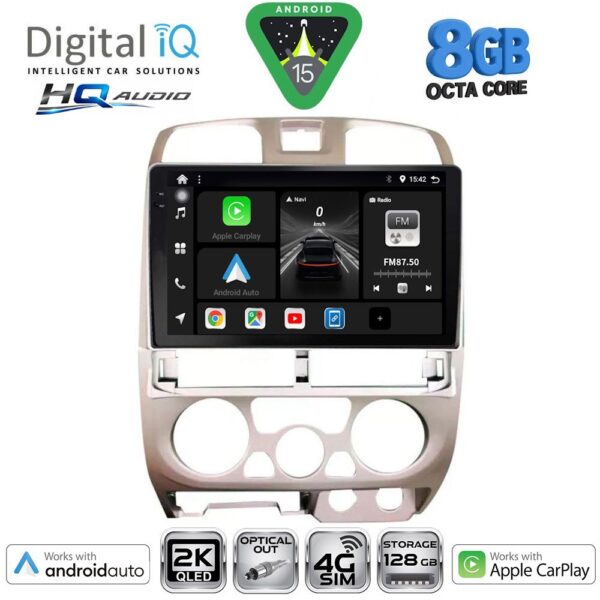 DIGITAL IQ BXK 20253SL_CPAA (9inc) MULTIMEDIA TABLET for ISUZU D-MAX mod. 2002-2008 (SILVER) - Image 1