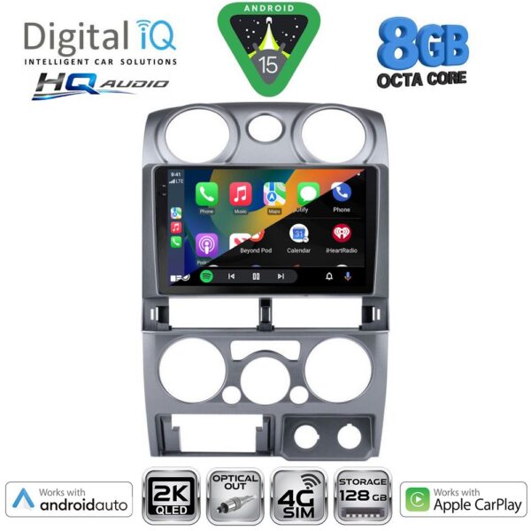 DIGITAL IQ BXK 20254SL_CPAA (9inc) MULTIMEDIA TABLET for ISUZU D-MAX mod. 2008-2012 (SILVER) - Image 2