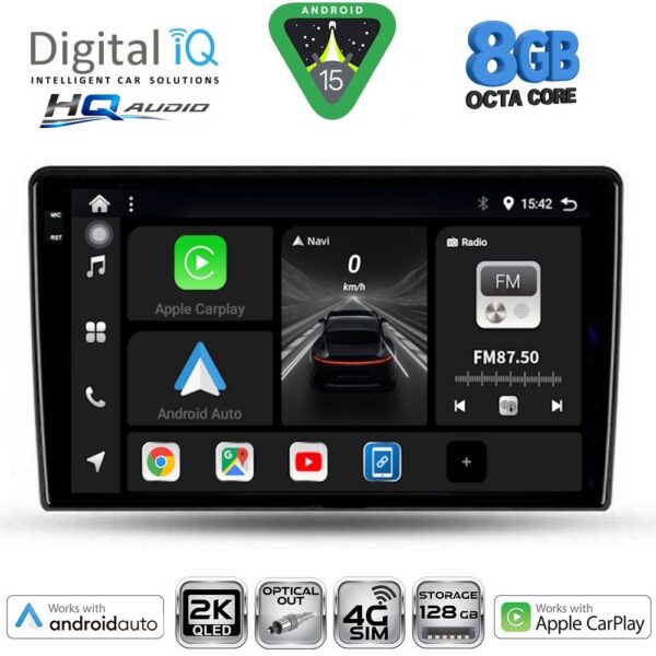 DIGITAL IQ BXK 20324_CPAA (CLIMA+A/C) (9inc) MULTIMEDIA TABLET for KIA SPORTAGE mod. 2004-2010 - Image 1
