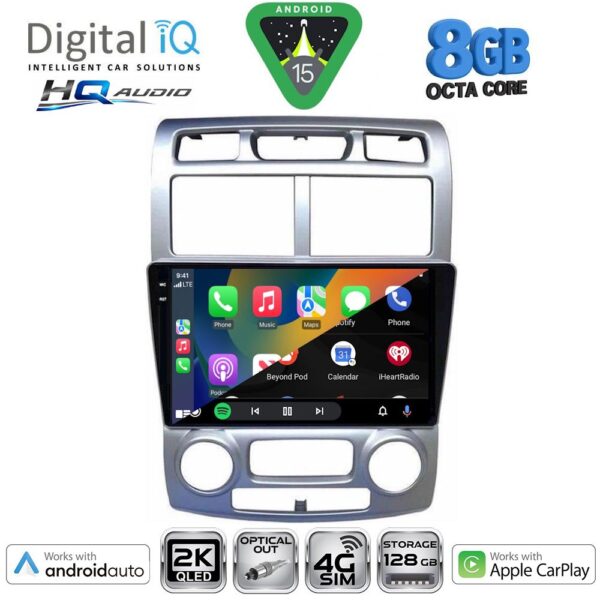 DIGITAL IQ BXK 20324SL_CPAA (CLIMA) (9inc) MULTIMEDIA TABLET for KIA SPORTAGE mod. 2004-2010 - Image 2