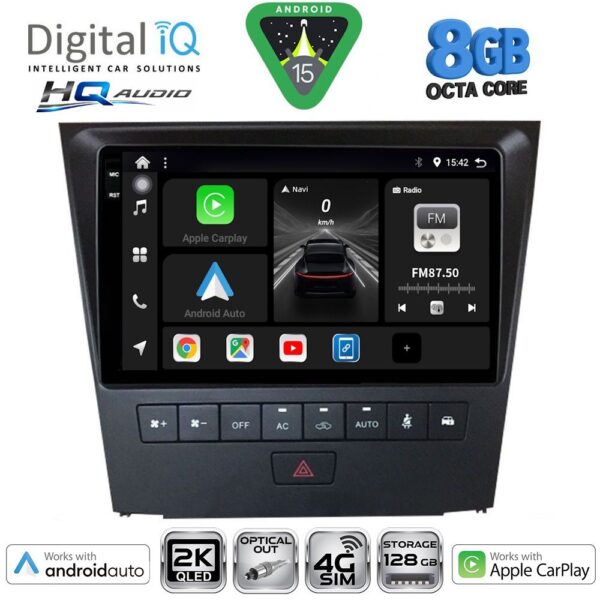 DIGITAL IQ BXK 20341_CPAA (9inc) MULTIMEDIA TABLET for LEXUS GS mod. 2004-2011 - Image 1