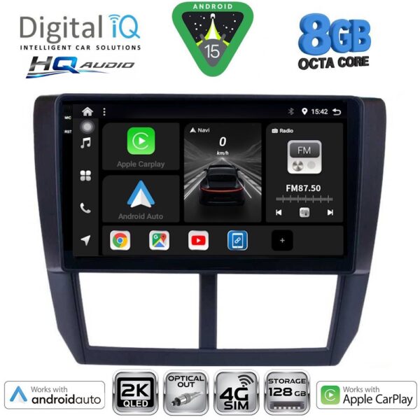 DIGITAL IQ BXK 20662_CPAA (9inc) MULTIMEDIA TABLET for SUBARU FORESTER - IMPREZA - XV mod. 2008-2013 - Image 1