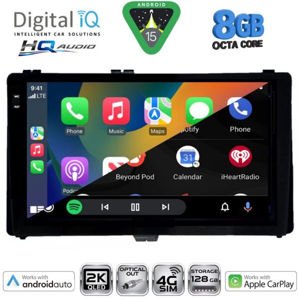 DIGITAL IQ BXK 20703_CPAA (9inc) MULTIMEDIA TABLET for TOYOTA AURIS mod. 2015-2021 – AYGO X mod. 2022-2026 – COROLLA mod. 2017-2019 - Image 9
