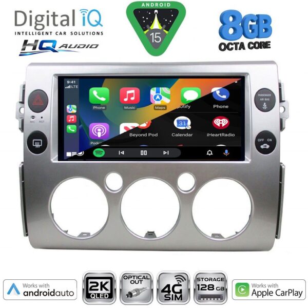 DIGITAL IQ BXK 20717_CPAA (9inc) MULTIMEDIA TABLET for TOYOTA FJ CRUISER mod. 2007-2013 - Image 9