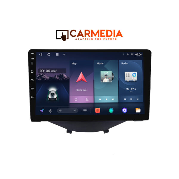 CARMEDIA CM209C-13 TABLET 9'' OEM CITROEN C1 | PEUGEOT 108 | TOYOTA AYGO 2014-2022 - Image 1