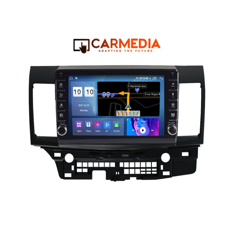 CARMEDIA-CM20810B-13-KNOB-TABLET-10-OEM-MITSUBISHI-LANCER-2008-1