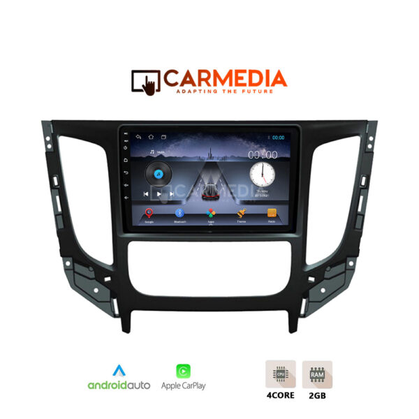 CARMEDIA CM209P-13 PERFORMANCE TABLET 9'' OEM MITSUBISHI L200 2015-2019 CLIMA - Image 1