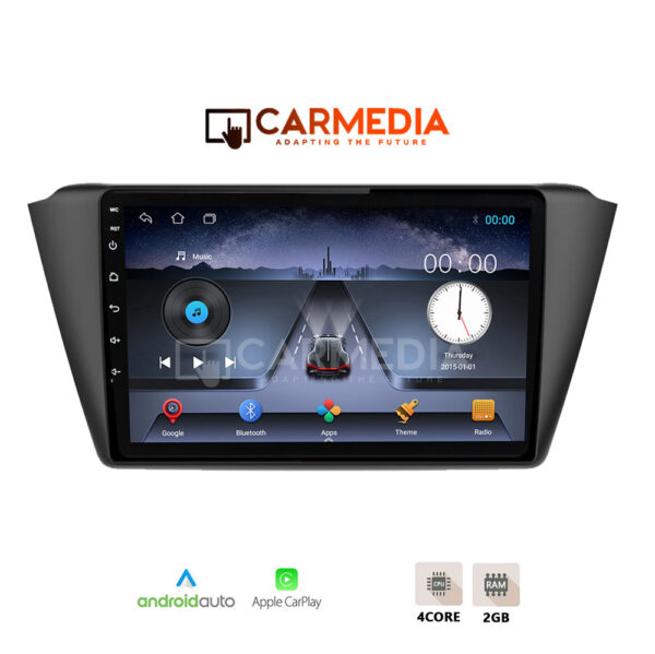 CARMEDIA CM209P-13 PERFORMANCE TABLET 9'' OEM SKODA FABIA 2015-2021 - Image 1