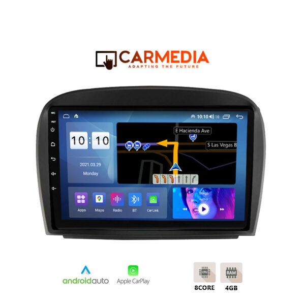 CARMEDIA  CM409PRO TABLET 9'' OEM MERCEDES SL (R230) FACELIFT 2006-2012 - Image 1