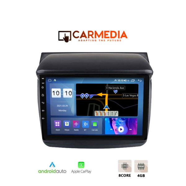 CARMEDIA CM409A TABLET 9'' OEM MITSUBISHI L200 2006-2015 - Image 1