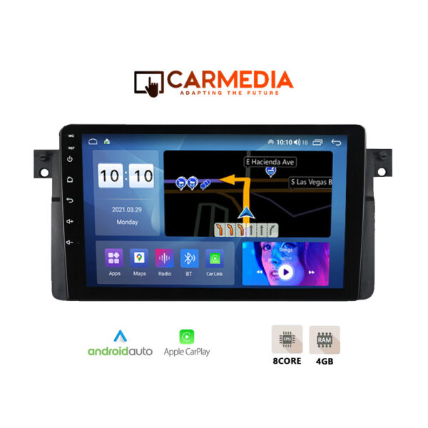 CARMEDIA CM409PRO TABLET 9'' OEM BMW SERIES 3 (E46) 1998-2005 - Image 1