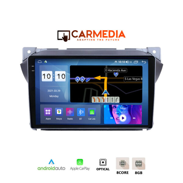 CARMEDIA CM8095-13 PLUS TABLET 9.5'' OEM SUZUKI ALTO 2009-2014 | NISSAN PIXO 2009-2018 - Image 1