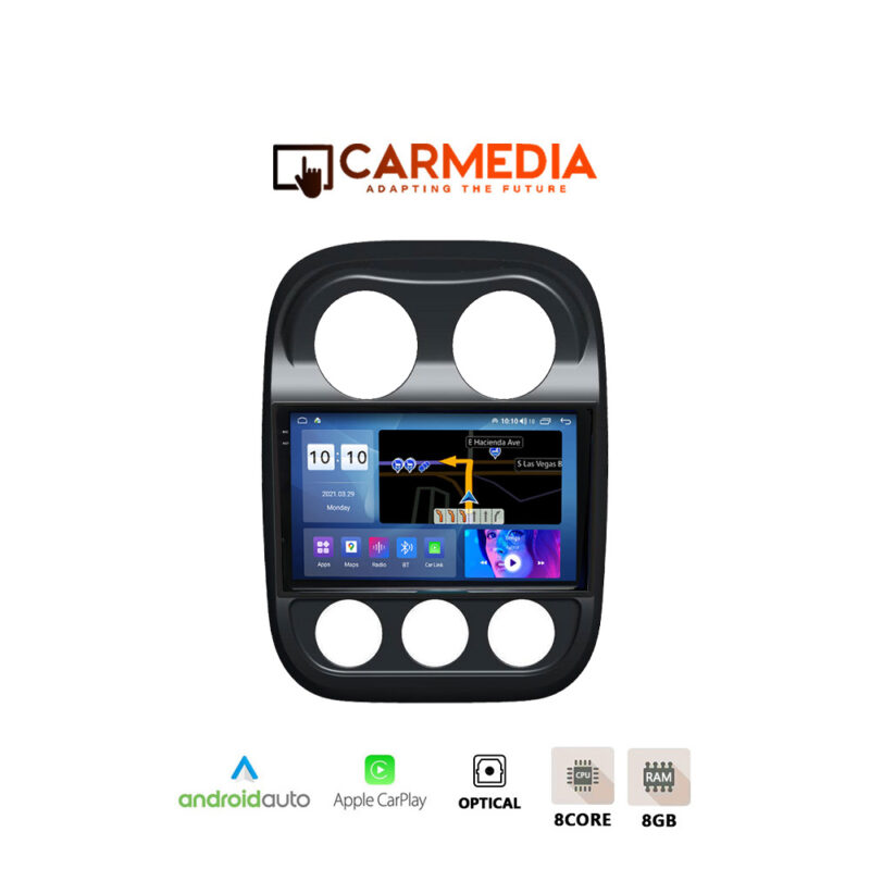 CARMEDIA-CM81036-12-PRO-PLUS-OEM-TABLET-10.36-JEEP-COMPASS-2009-2015-PATRIOT-2007-2016