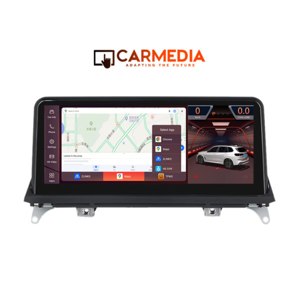 CARMEDIA CMFB81025 PRO 10.25'' OEM BMW X5 (E70) - X6 (E71) CIC 2009-2013 3D - Image 1