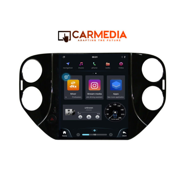 CARMEDIA CMV2897-13 TESLA 9.7'' OEM VW TIGUAN 2004-2016 - Image 1