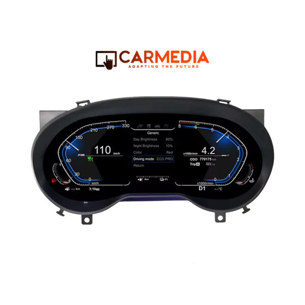 CARMEDIA CMDDB123BENZ-1 DIGITAL DASHBOARD 12.3'' MERCEDES CLA C117 & GLA X156 2015-2018 - Image 1