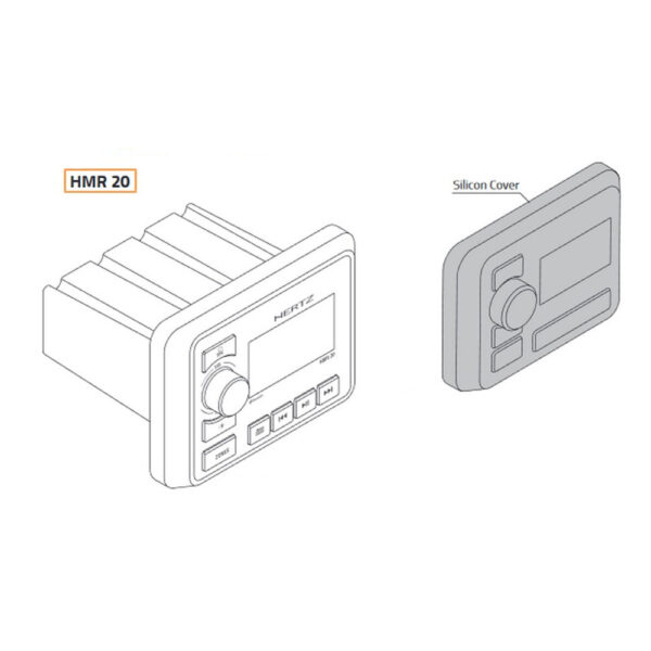 Αξεσουάρ Marine - HERTZ HMR 20 SILICON FRONT PROTECTIVE COVER - Image 3