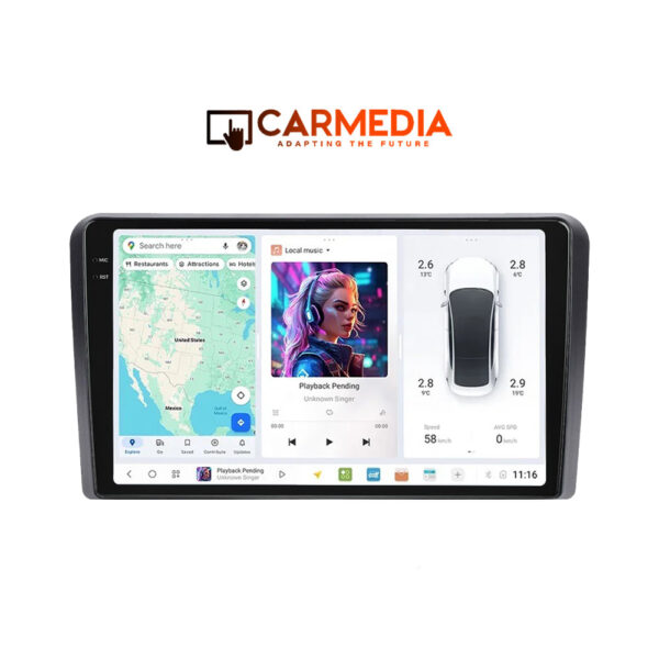 CARMEDIA CMDU81036-7 PRO PLUS TABLET 10.36" OEM HONDA JAZZ 2019-2026 - Image 1