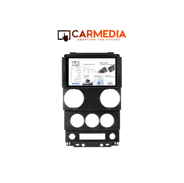 CARMEDIA CMDU8095-5 PRO PLUS TABLET 9.5'' OEM JEEP WRANGLER 2006-2011 (0 SWITCHES) - Image 1