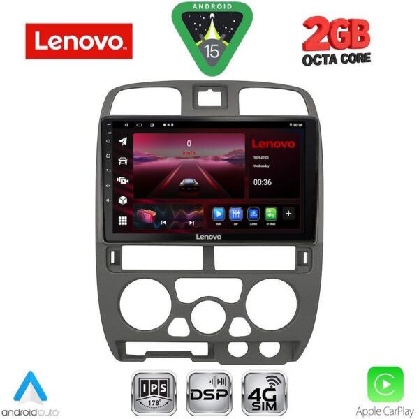 LENOVO LVF 5253GR_CPA (9inc) MULTIMEDIA TABLET for ISUZU D-MAX mod. 2002-2008 (GREY) - Image 1