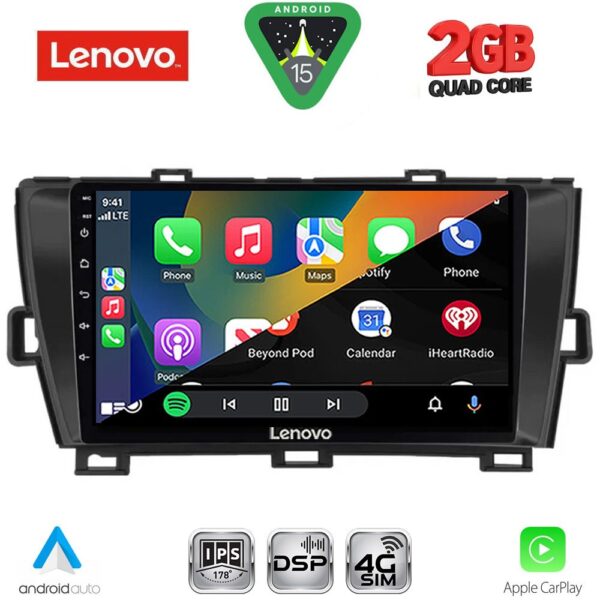 LENOVO LVF 5726BL_CPA (9inc) MULTIMEDIA TABLET for TOYOTA PRIUS mod. 2009-2015 (BLACK) - Image 2