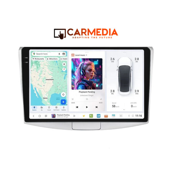 CARMEDIA CMDU121036-7 PRO PLUS TABLET 10.36" OEM VW PASSAT 2005-2015 - Image 1