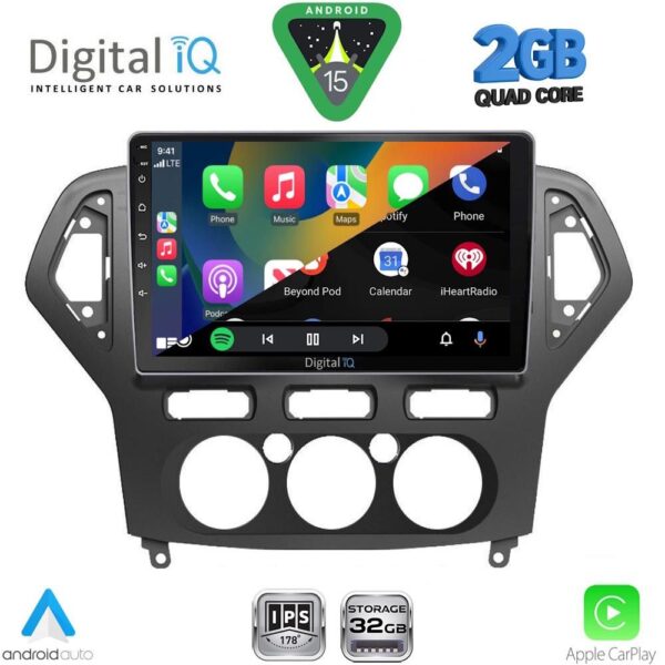DIGITAL IQ RSD 1162_CPA A/C (10inc) MULTIMEDIA TABLET for FORD MONDEO mod. 2007-2011 - Image 2