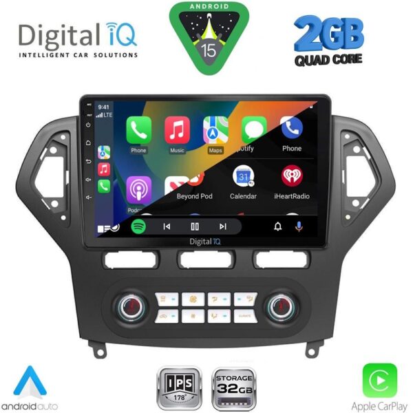 DIGITAL IQ RSD 1162_CPA CLIMA (10inc) MULTIMEDIA TABLET for FORD MONDEO mod. 2007-2011 - Image 2