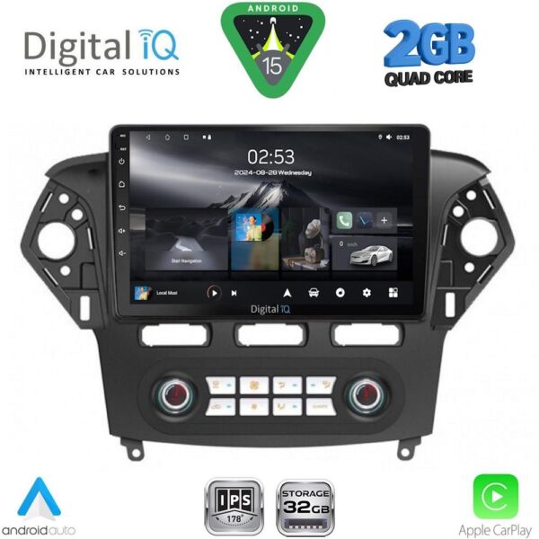 DIGITAL IQ RSD 1163_CPA CLIMA (10inc) MULTIMEDIA TABLET for FORD MONDEO mod. 2011-2013 - Image 1