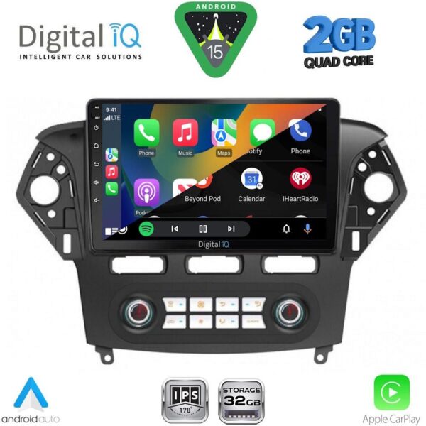 DIGITAL IQ RSD 1163_CPA CLIMA (10inc) MULTIMEDIA TABLET for FORD MONDEO mod. 2011-2013 - Image 2