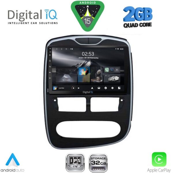 DIGITAL IQ RSD 1544_CPA (10inc) MULTIMEDIA TABLET for RENAULT CLIO mod. 2012-2015 - Image 1