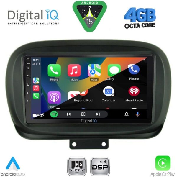DIGITAL IQ RSG 6134_CPA (9inc) MULTIMEDIA TABLET for FIAT 500Χ mod. 2014-2024 - Image 2