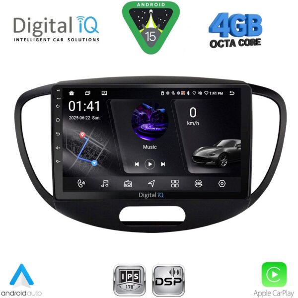 DIGITAL IQ RSG 6223_CPA (9inc) MULTIMEDIA TABLET for HYUNDAI i10 mod. 2008-2013 - Image 1