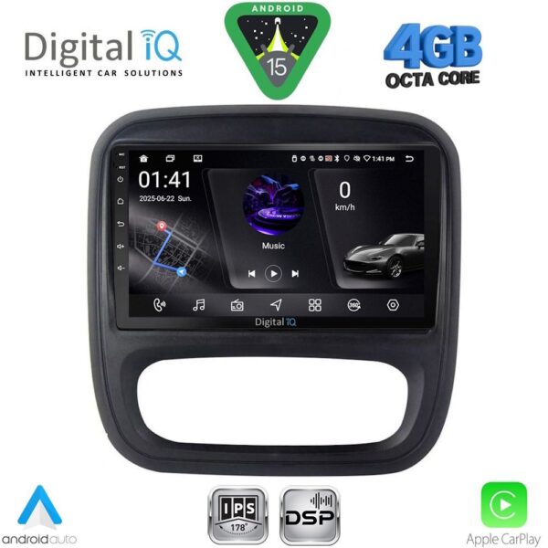 DIGITAL IQ RSG 6499_CPA (9inc) MULTIMEDIA TABLET for OPEL VIVARO – RENAULT TRAFIC – FIAT TALENDO – NISSAN NV 300 mod. 2014-2020 - Image 1