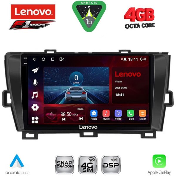LENOVO SSQ 9726BL_CPA (9inc) MULTIMEDIA TABLET for TOYOTA PRIUS mod. 2009-2015 (BLACK) - Image 1