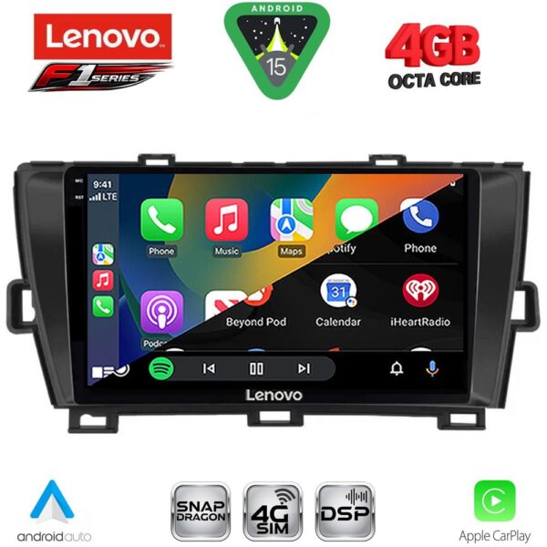 LENOVO SSQ 9726BL_CPA (9inc) MULTIMEDIA TABLET for TOYOTA PRIUS mod. 2009-2015 (BLACK) - Image 2