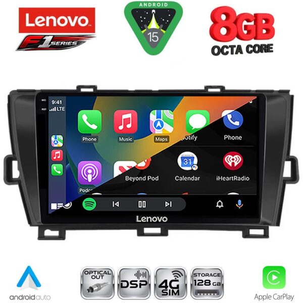 LENOVO SSR 10726BL_CPA (9inc) MULTIMEDIA TABLET for TOYOTA PRIUS mod. 2009-2015 (BLACK) - Image 2