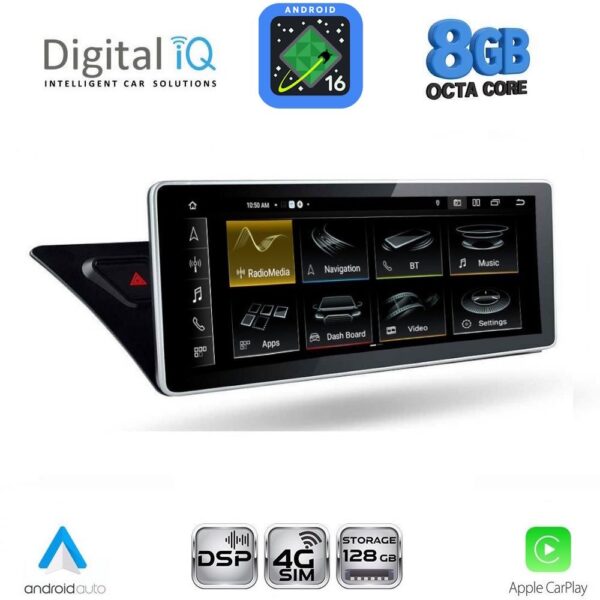 DIGITAL IQ TPG 16920_CPA NAVI (10.25'') MULTIMEDIA SYSTEM for AUDI A4-A5 mod. 2008-2016 with ORIG. NAVI - Image 1