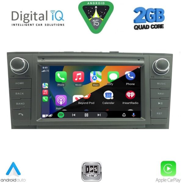 DIGITAL IQ BLD 209GR_CPA (7" DECK) MULTIMEDIA OEM for TOYOTA AVENSIS (T27) mod. 2009-2016 (GRAY) - Image 2