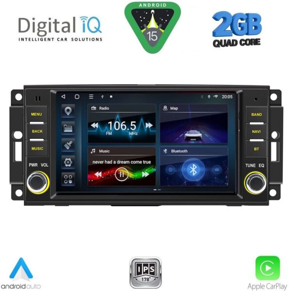 DIGITAL IQ BLA 024_CPA (7" DECK) MULTIMEDIA LINUX SYSTEM for JEEP ALL mod. 2005-2018 - Image 3