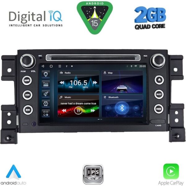 DIGITAL IQ BLA 054_CPA (7" DECK) MULTIMEDIA LINUX SYSTEM for SUZUKI GRAND VITARA mod. 2005-2015 - Image 4