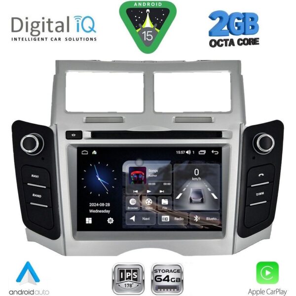 DIGITAL IQ BLE 329_CPA (7" DECK) MULTIMEDIA SYSTEM for TOYOTA YARIS mod. 2006-2011 - Image 4