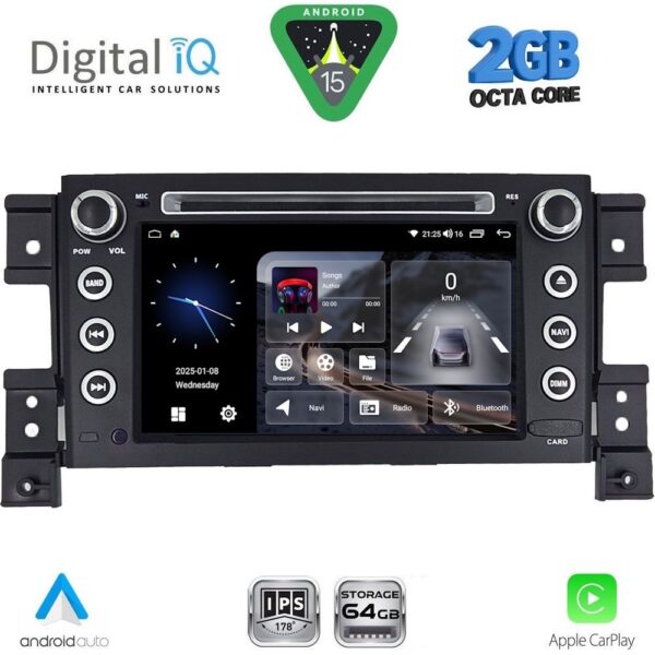 DIGITAL IQ BLA 054_CPA (7" DECK) MULTIMEDIA LINUX SYSTEM for SUZUKI GRAND VITARA mod. 2005-2015 - Image 6